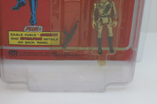 Eagle Force SHOCK TROOPER Soldier Tyranny Die Cast Metal Figure 1981 MEGO New