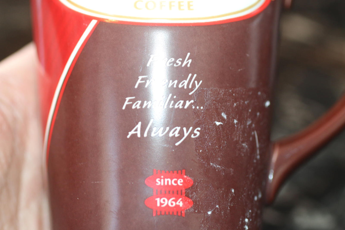 TIM HORTONS Ceramic Coffee MUG tasse à Café français / English