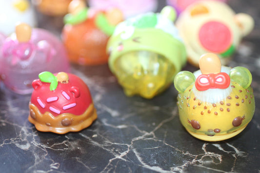 Large Lot of Num Noms Various Rubber Plastic Food Kitty Cat Hats Play Figures