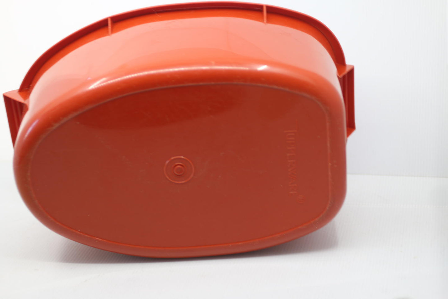 VTG TUPPERWARE 3-Pc Red Ham Roast Keeper w/ Removable Insert 488-4 506-5 487-1