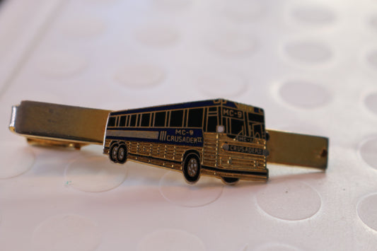 Bus Company from Canada Tie Clip Golden model #2