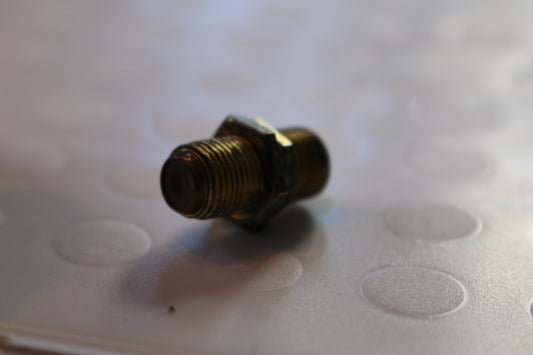 1x In-Line Splice F-Connector Coupling for Coaxial TV Cable 2 sides male