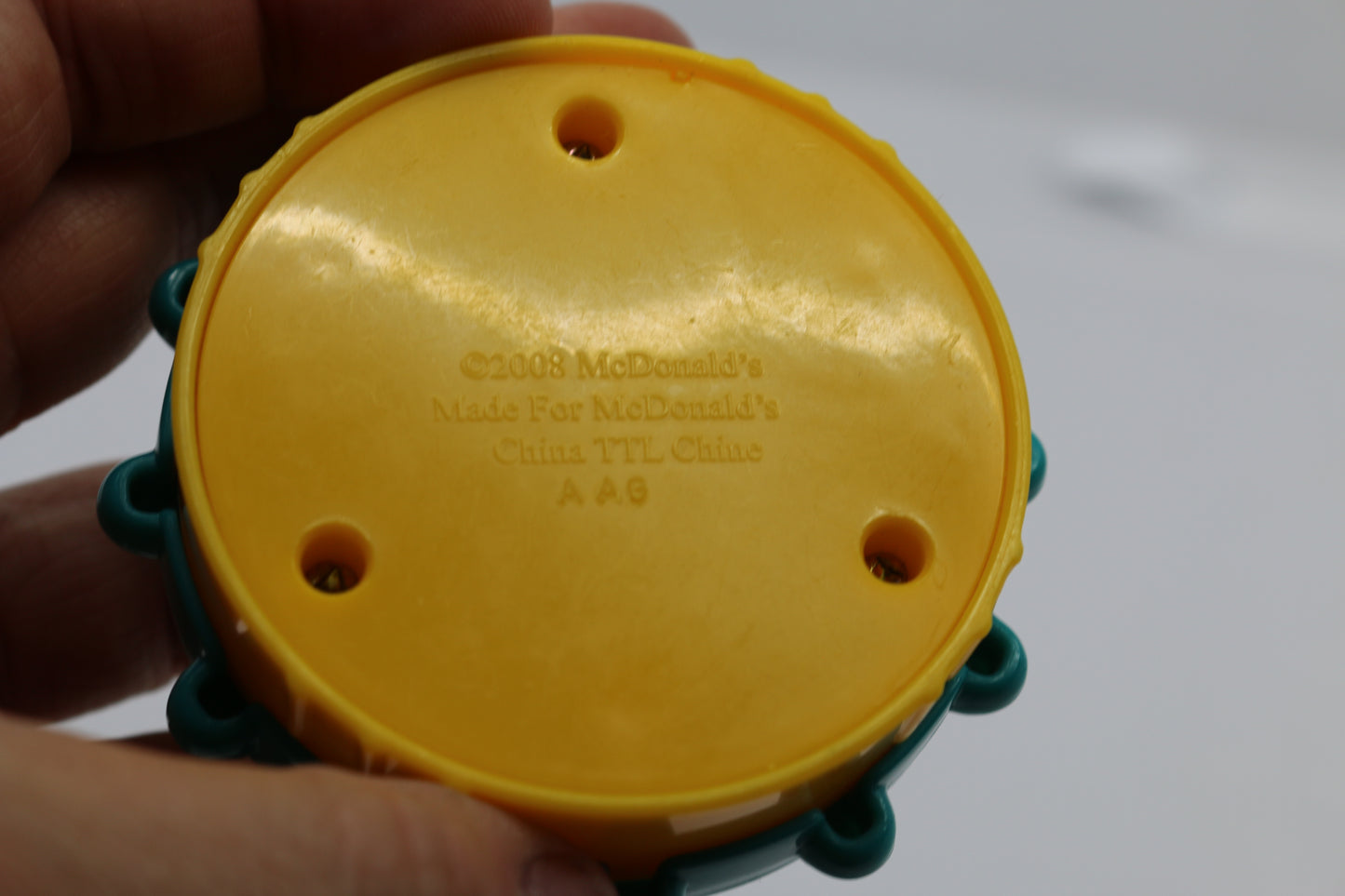 ✨McDonald's happy meal Ronald Baby Toddler Under 3 Puzzle Matching Wheel 2008✨