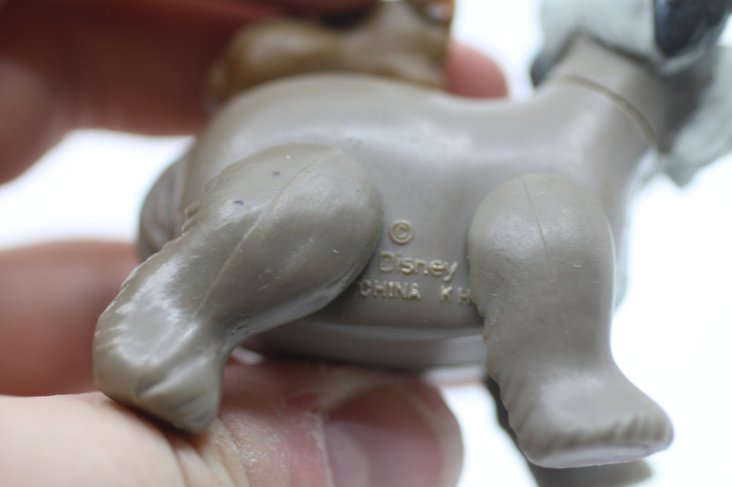 Vintage Disney 101 Dalmatians Colonel Tibbs Dog Cat Toy Figure Figurine