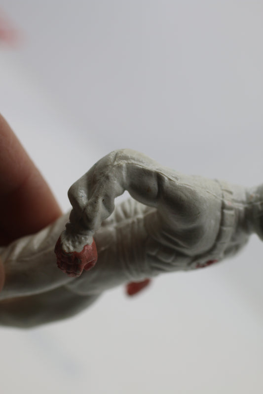 Vintage white Ninja Chuck Norris Karate Kommandos Action Figure Bootleg