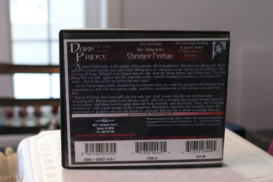 Audio books in motion national bestseller christine feehan read juanita parker