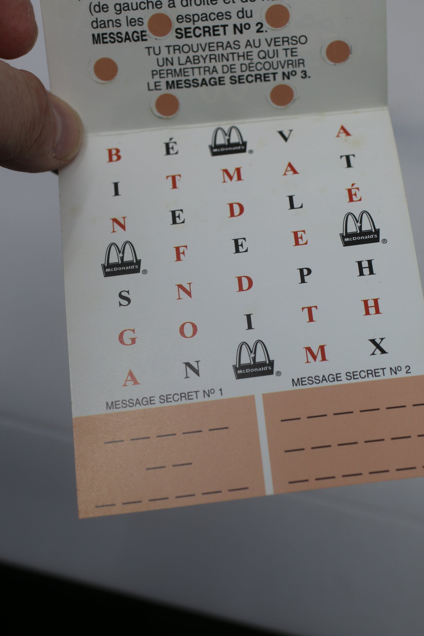 VINTAGE Mcdonald's The Adventures of Batman & Robin Message Descrambler SDCC WB