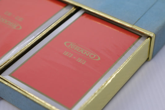 Vintage ultra rare forano 1873 - 1973 sealed playing cards double deck in box