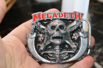 Megadeth belt buckle 1993 4034 Vintage very rare