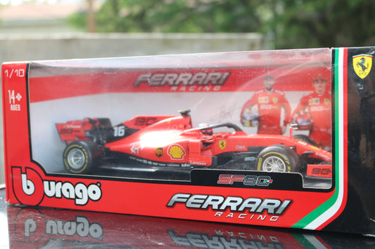 RARE BURAGO 1:18 Charles Leclerc Ferrari SF90 #16 formula 1 2019 -18-16807L