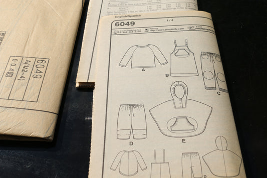 Butterick Sewing Pattern 6049 Dress Sewing Rating Easy Uncut Size 6 8 10