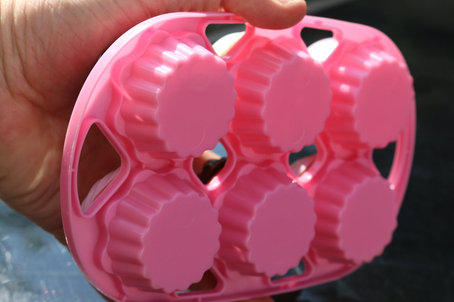 Mini plastic cup cakes for dolls kids toys Cute party mix replacement set pink