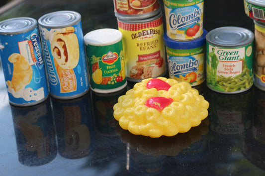 Realistic CDI Pretend Play Can Toy for Kids Groceries Play Food Corn Soup