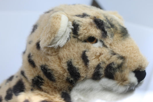 Vintage 1989 Applause WWF Wildlife Cheetah Large Cat Plush Stuffed Animal RARE