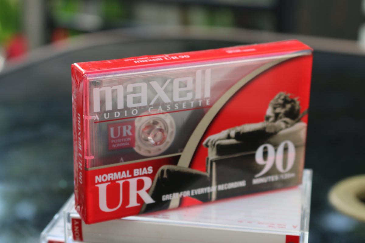 2Pack 1 Maxell & TDK Blank Audio Cassette Tapes Sealed New 90 Minute
