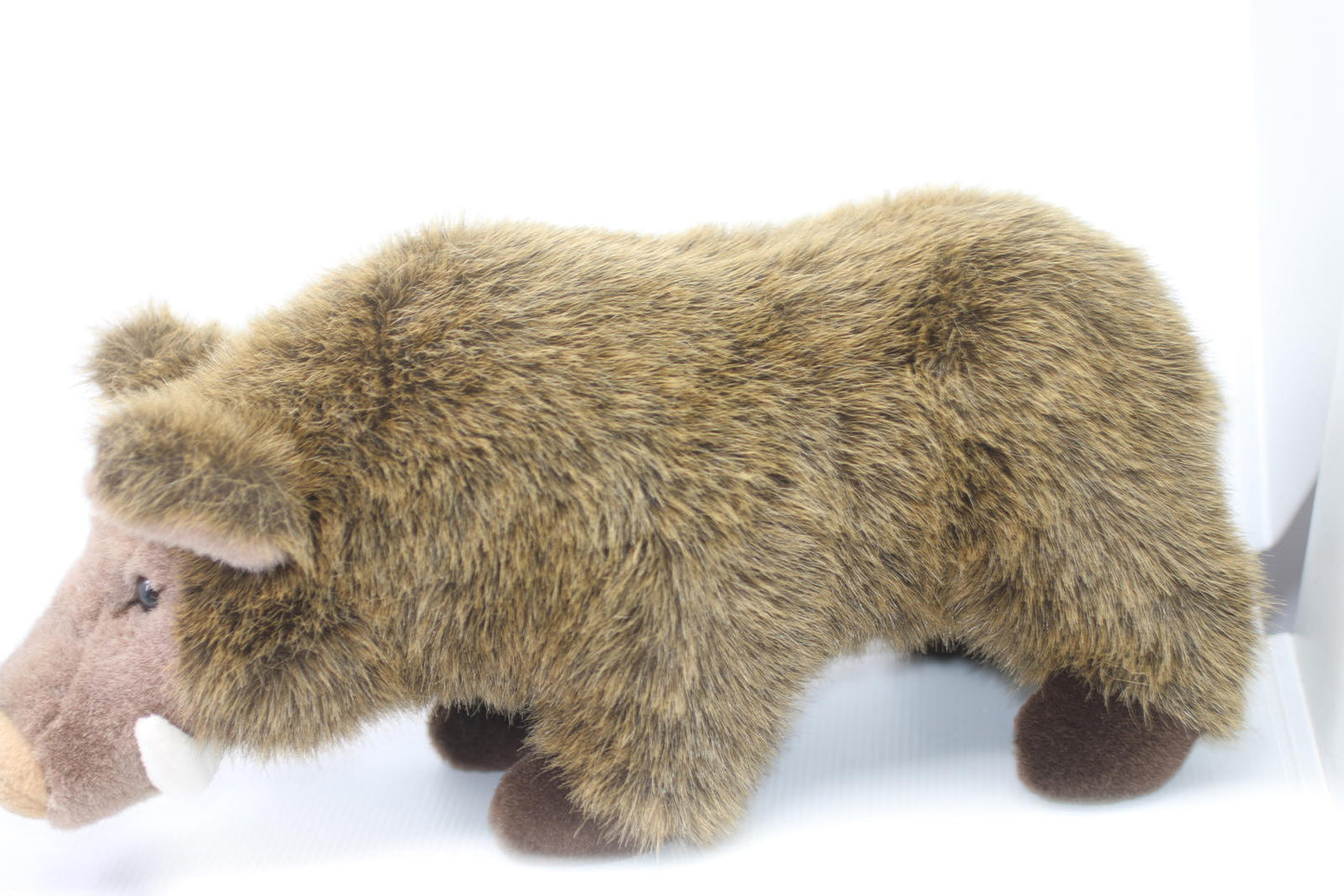 Brown Plush Warthog Stuffed Animal Toy