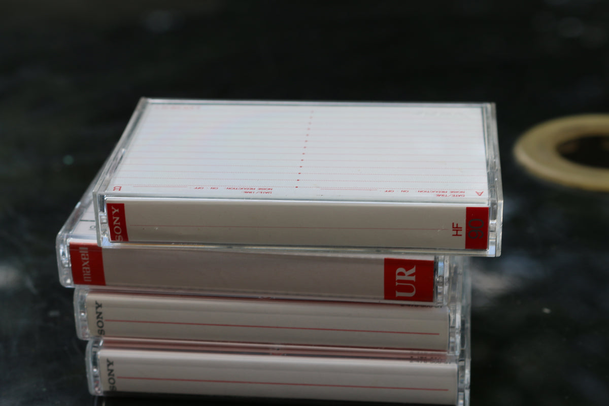 2Pack 1 Maxell & TDK Blank Audio Cassette Tapes Sealed New 90 Minute