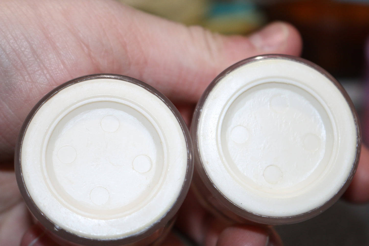 Flour bottle sugar plastic toys accessories child play vintage collectible dolls