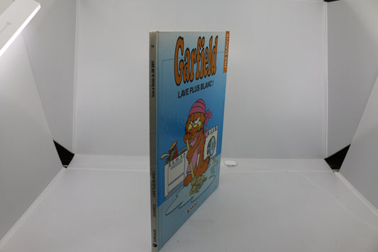 Garfield livre français lave plus blanc! Hardcover book pour enfant Jim DAvis