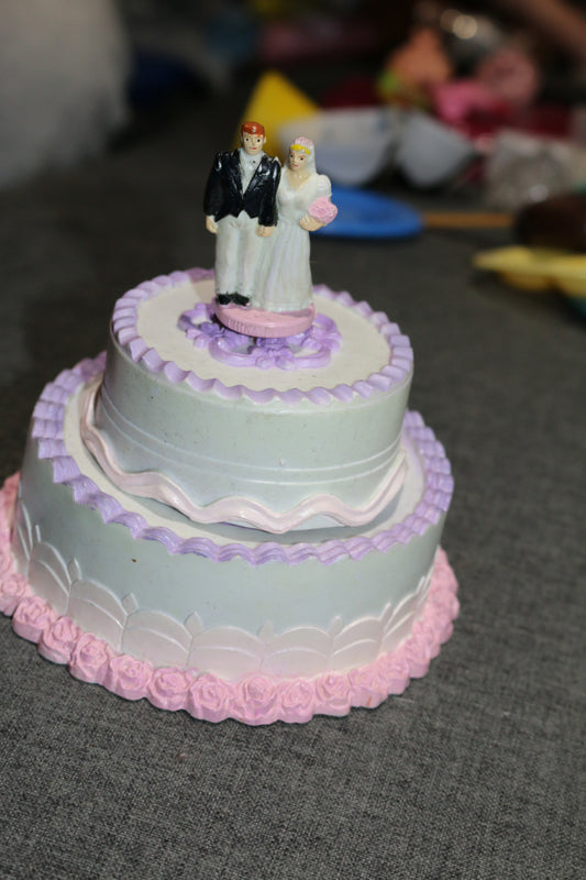 Weding toy boley cake toys accessories child play vintage dessert