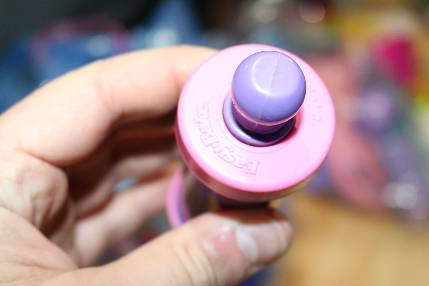 Bread Roller Kids Kitchen Rolling Pin Non Stick Mini plastic purple Toy Dumpling