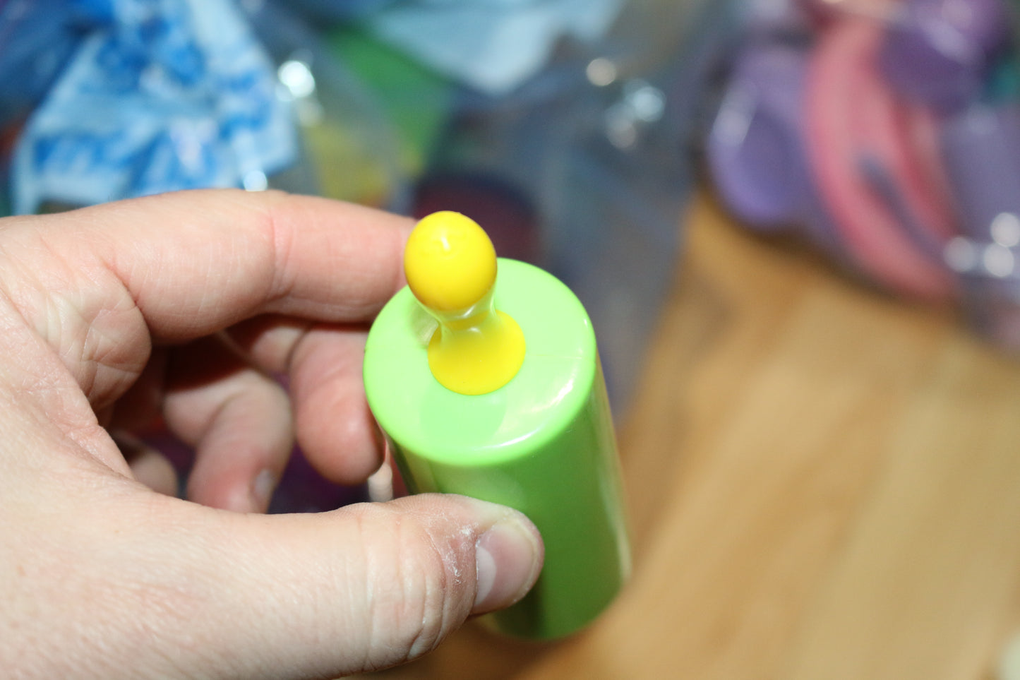 Bread Roller Kids Kitchen Rolling Pin Non Stick Mini plastic Toy Dumpling