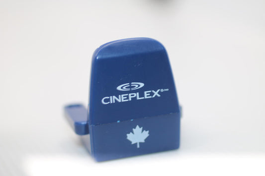 mini Cineplex Odeon Canada Big Screen in Movie Blue Chair Toy Figure