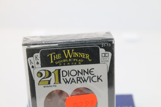 NEW Dionne Warwick: The Winner Double Play Series 21 Original Hits Cassette