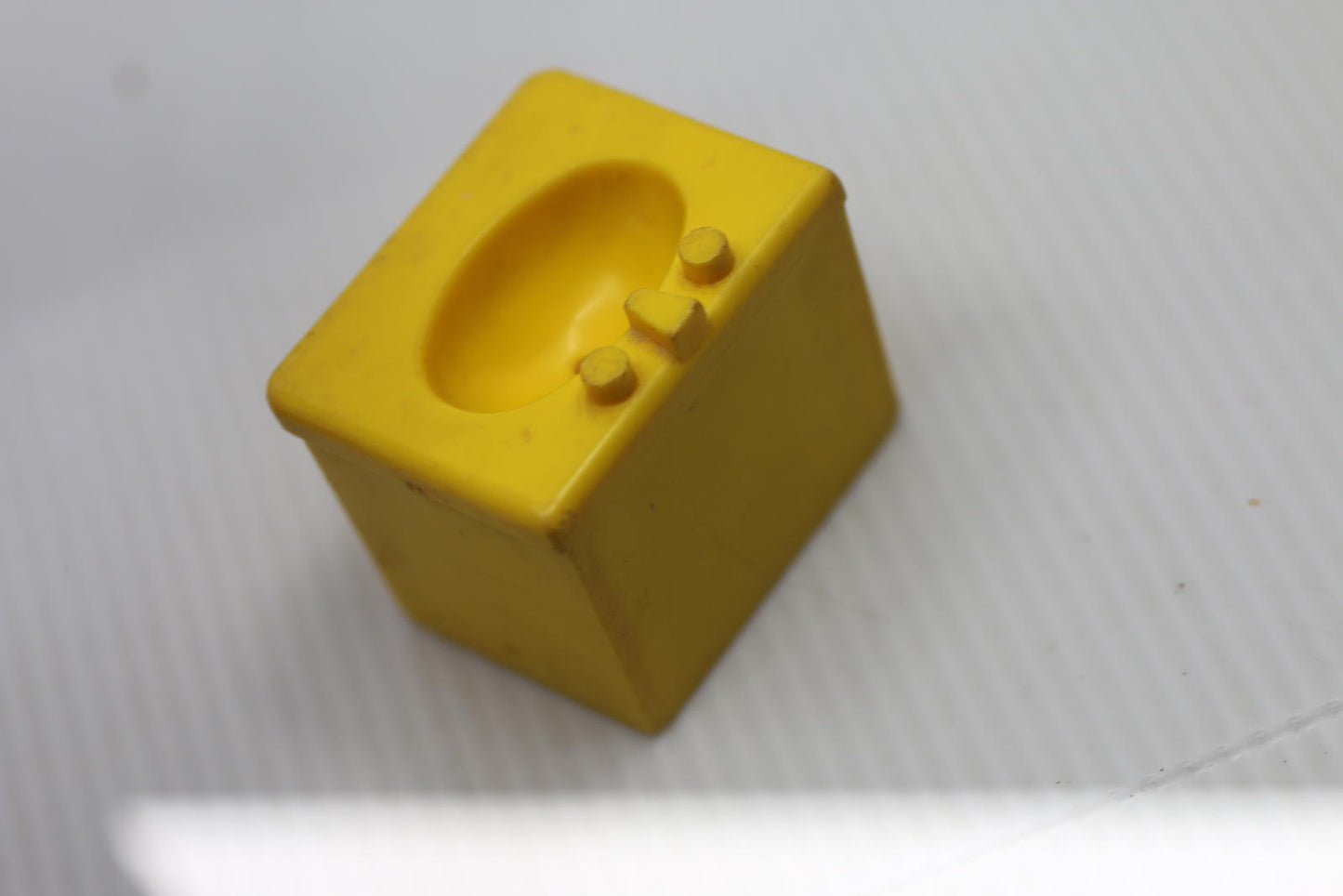 Vintage Fisher Price Little People Bathroom Yellow Sink replacement part piece