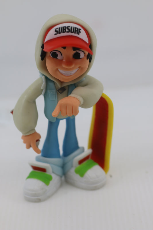 LS# Subway Surfers Sub Surf Spray Crew Jake Vinyl Figure 4" tall Toy Figure