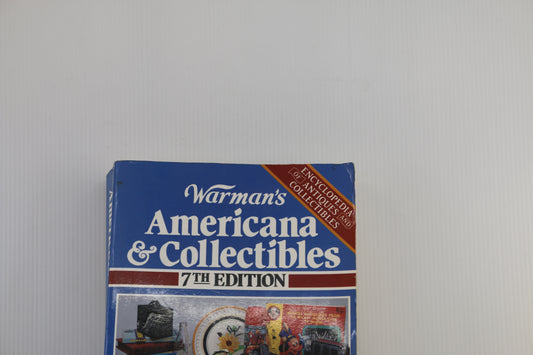 Vintage book Warmans Americana Collectibles 7th edition Paperback VTG