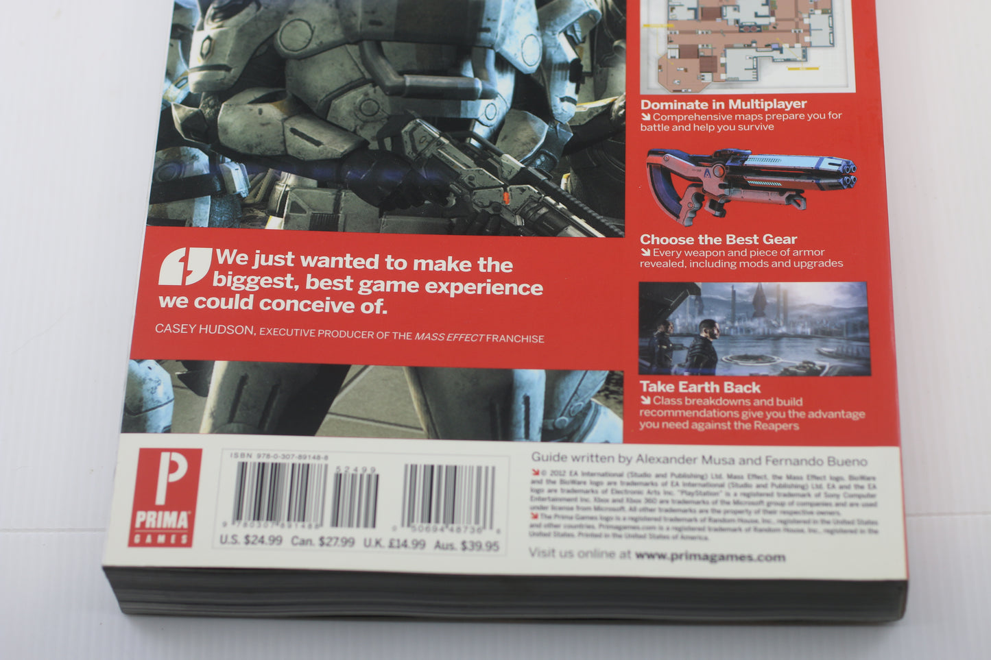 Mass Effect 3 Strategy Guide Official Game Guide Prima Games Bioware EA