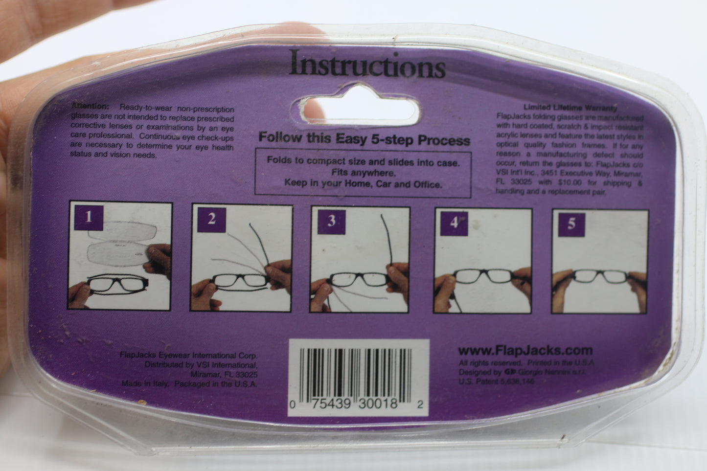 + 2.00 FLAP JACKS Reading Glasses *BRAND NEW / SEALED ORIGINAL PACKAGE*