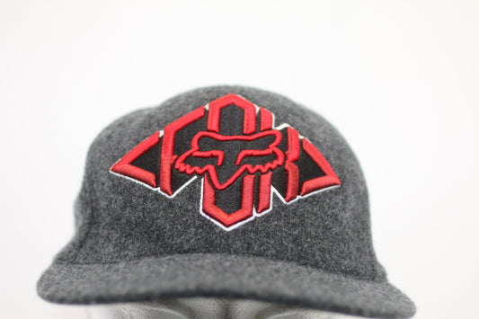 Fox Racing Wool Blend Snapback Cap “Created to Destroy” Logo OSFA