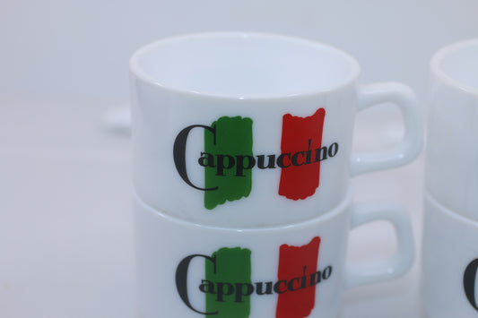 Lot of 4 Arcopal France Set of 4 Maxwell House Small Cappuccino Cups #2