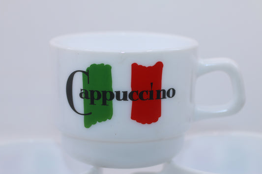 Lot of 3 Arcopal France Set of 3 Maxwell House Small Cappuccino Cups #1