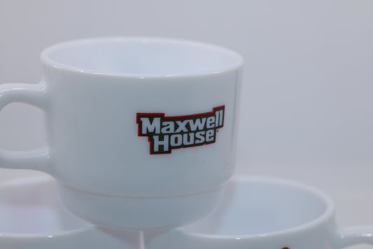 Lot of 3 Arcopal France Set of 3 Maxwell House Small Cappuccino Cups #2 (Copie)