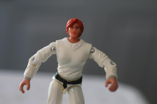 GI JOE SCARLETT WHITE NINJA COMIC PACK ACTION FIGURE 3.75" ARAH Vintage 1987