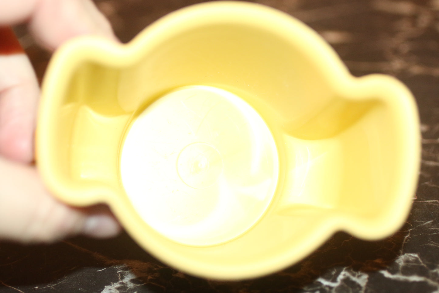 Tupperware Vintage Flip Open Sugar/Creamer Dispenser Harvest Gold c. 1970's