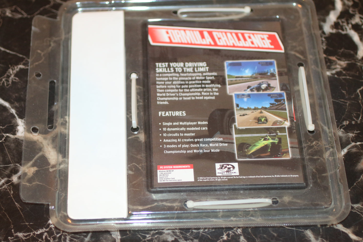 Formula Challenge PC CD-ROM – Factory Sealed Promo Clamshell – Racing Game