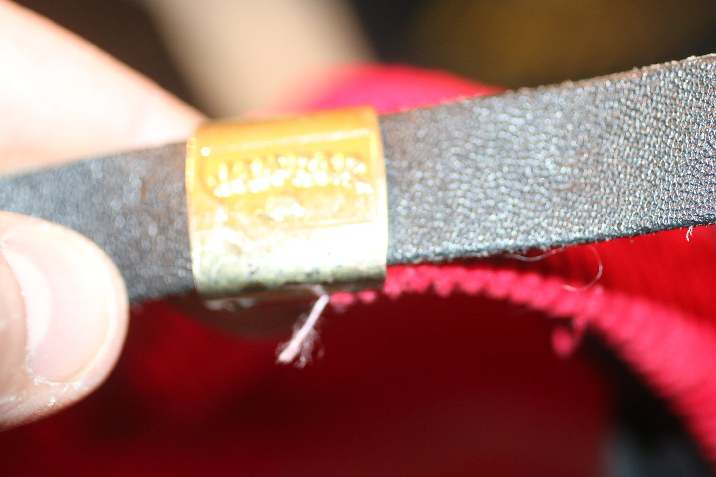 Vintage Red Corduroy Strapback Hat Moose Mountain Elk Lodge Outdoor USA Made