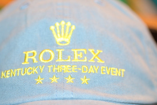 Rolex Kentucky Three-Day Event 2010 Blue Strapback Hat Vintage