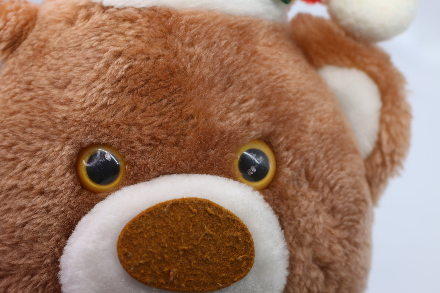 Vintage 1987 Sears Theodore Teddy Bear Christmas Stocking Plush 19in