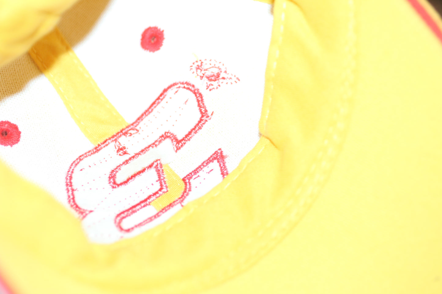 Vintage Dale Earnhardt Jr #3 Nilla Wafers NASCAR Strapback Hat – Yellow – Promo Cap