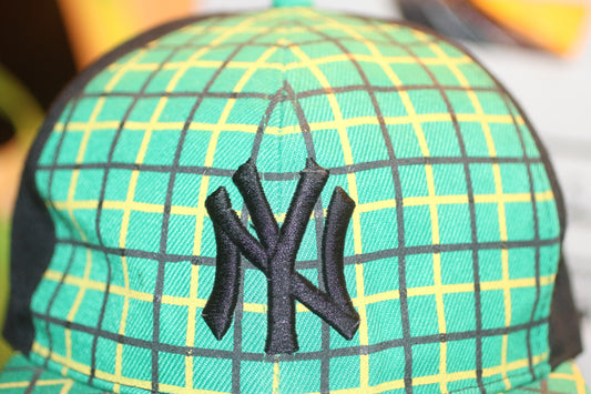 New York Yankees Hat Cap Fitted Mens 7 Plaid MLB Baseball 59FIFTY New Era