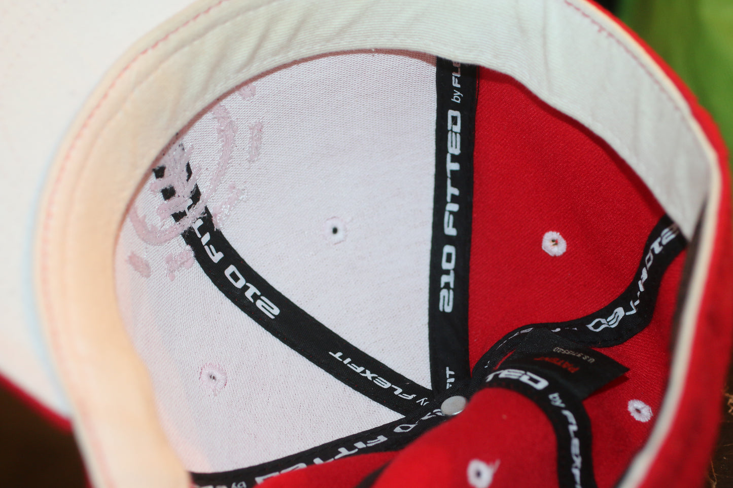 Element Skateboards Red Fitted Hat Tree Logo Size 7 1/4–7 5/8 Skate Cap