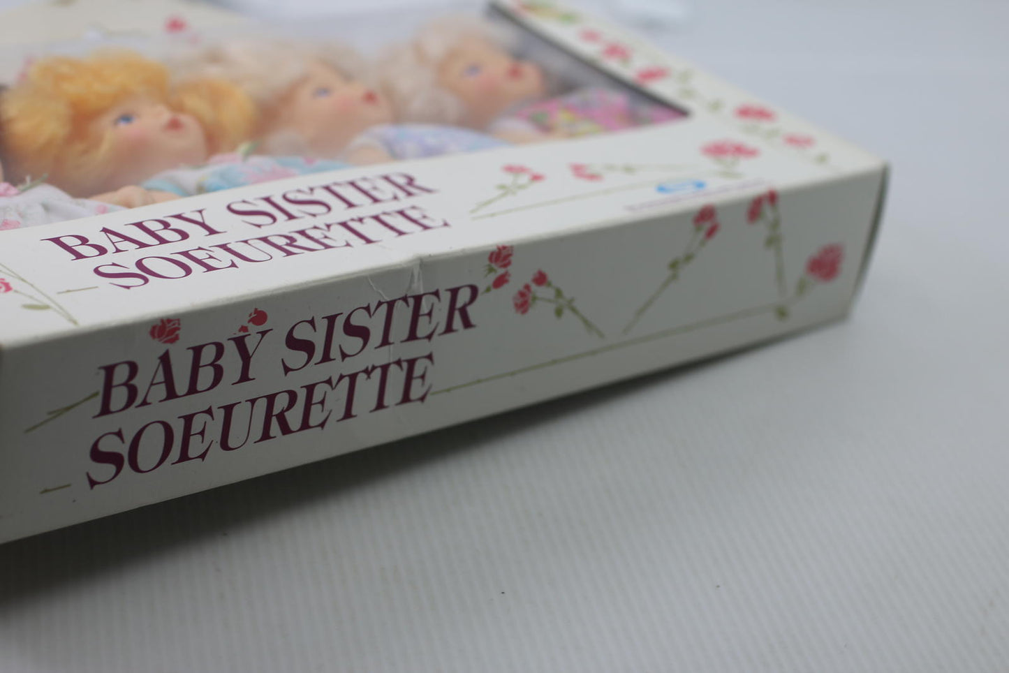 Baby Sister Soeurette Doll Set - Four Dolls in Original Box Cititoy 1991 Vintage