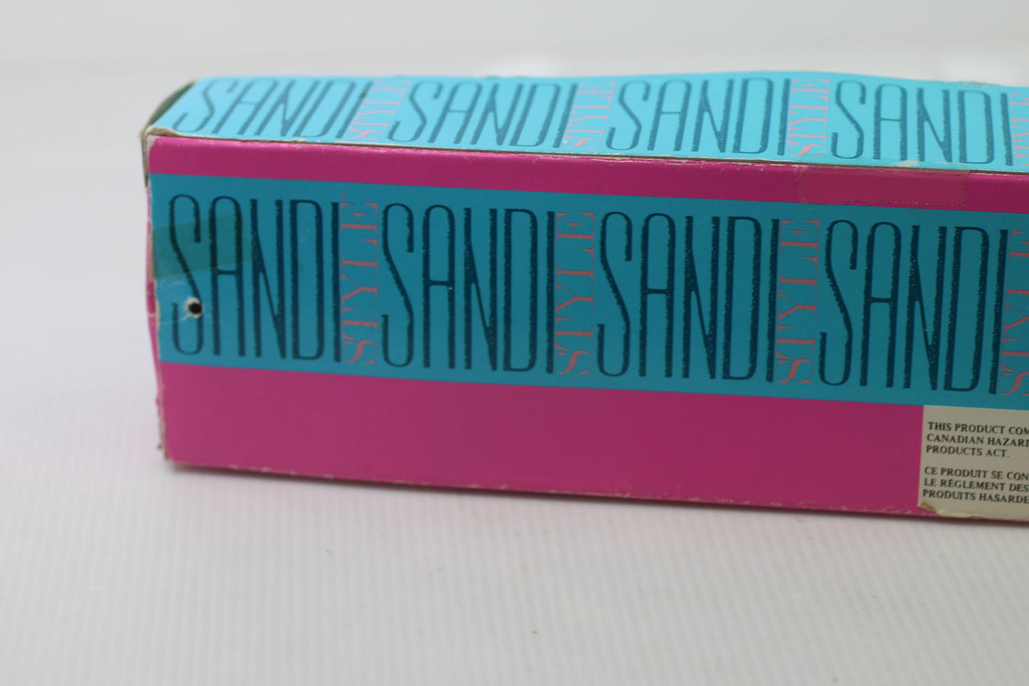 Sandi Poseable 11 1/2 Inch Fashion Doll by Totsy with a purple pull in box