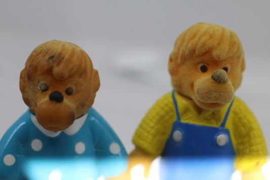 Vintage Berenstain Bears Plastic Figurines figures toys Set of 3 lot #2