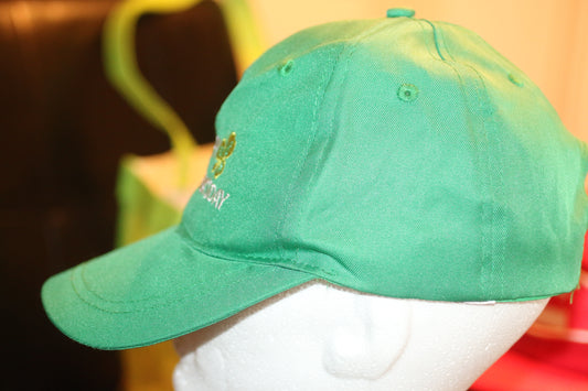 St. Patrick’s Day Green Shamrock Hat – Embroidered Clover Cap – Adjustable